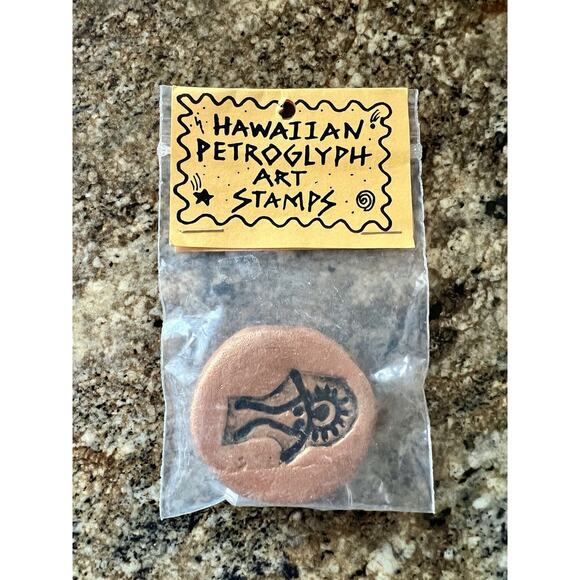 Hawaiian Petroglyph Art Stamp by Planetary Product Cave, Radiant Women NEW‎ - Picture 1 of 2